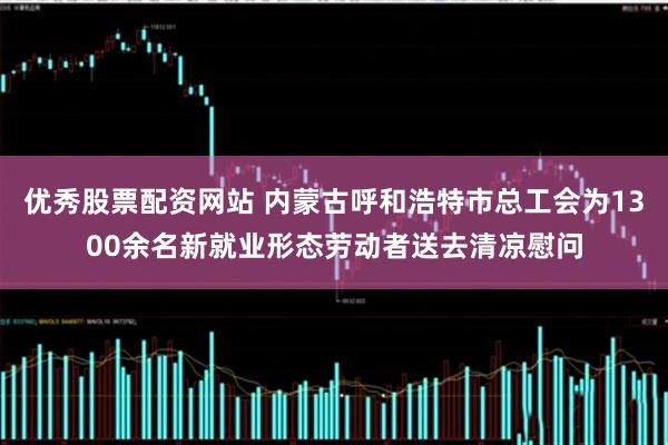 优秀股票配资网站 内蒙古呼和浩特市总工会为1300余名新就业形态劳动者送去清凉慰问